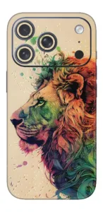 Colorful Lion - Mobile 3D Textured Skins (Comics & Characters Series) design